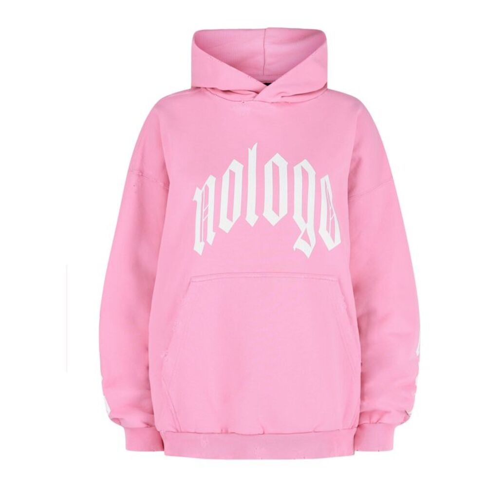 Balenciaga No Logo Hoodie Multi Womens